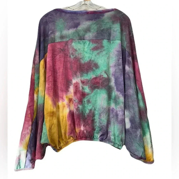 ADORA Multicolor Tie-Dye Women's Top - Picture 2 of 5